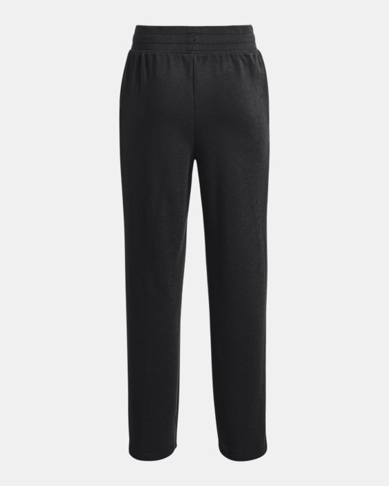Girls' UA Rival Fleece Pants, Black, pdpMainDesktop image number 1